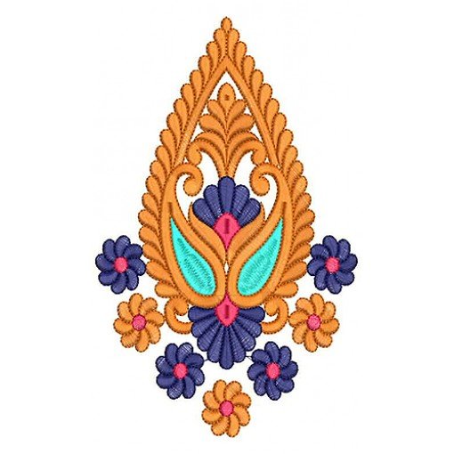 Applique Embroidery Design 19286