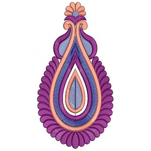 Applique Embroidery Design 19289