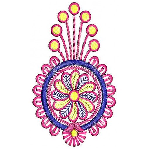 Applique Embroidery Design 19306
