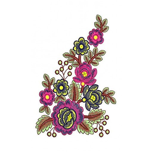Applique Embroidery Design 19309