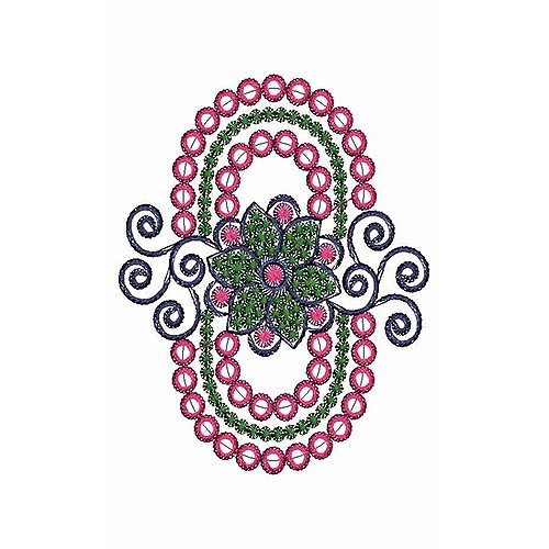 Applique Embroidery Design 19321
