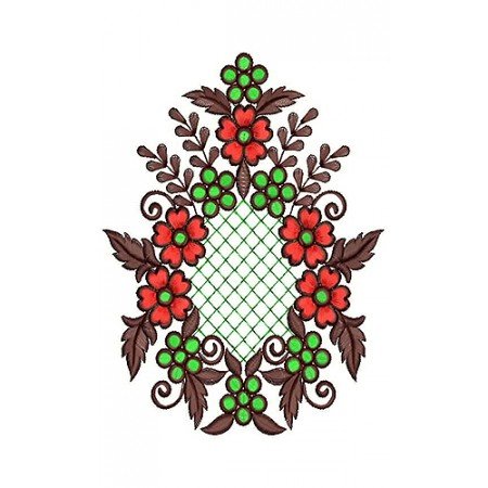 Applique Embroidery Design  19341