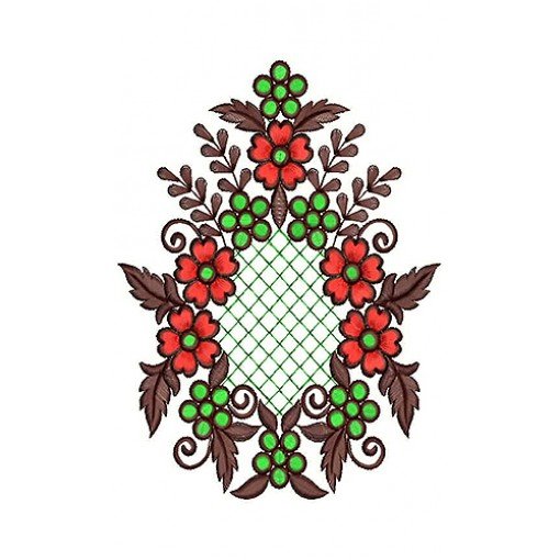 Applique Embroidery Design  19341