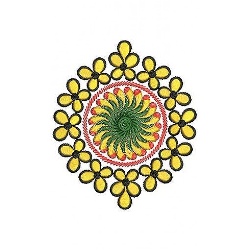 Applique Embroidery Design 19416