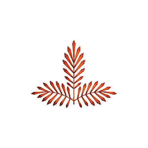 Pine Leaves Embroidery Design