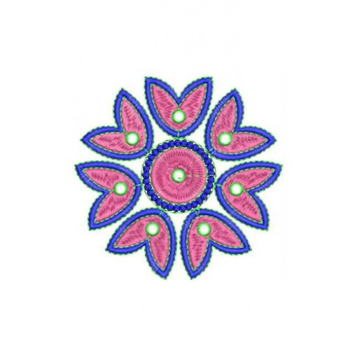 Applique Embroidery Design 19459