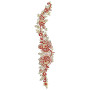 Long Flower Embroidery Design