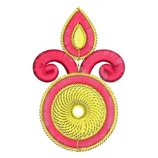 Applique Embroidery Design 19634
