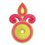 Applique Embroidery Design 19634