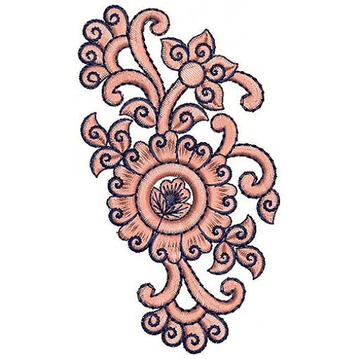 Applique Embroidery Design 19662