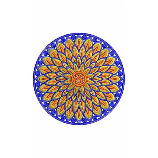 Mandala Embroidery Art