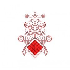 Applique Embroidery Design 19915