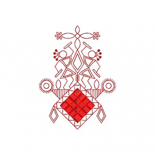 Applique Embroidery Design 19915