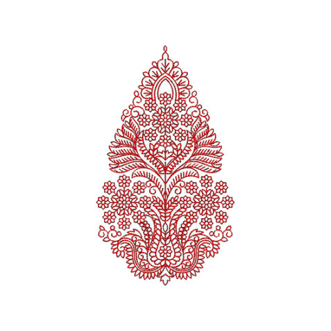 Applique Embroidery Design 19917