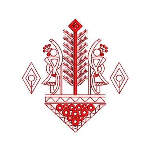 Applique Embroidery Design 19926
