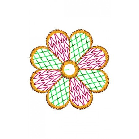 Applique Embroidery Design 19936