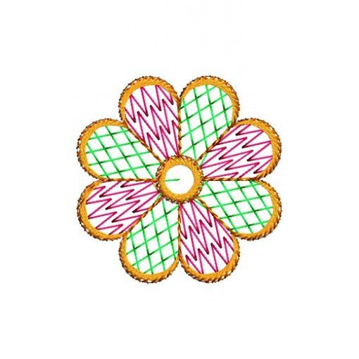 Applique Embroidery Design 19936