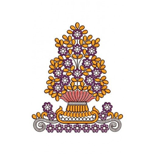 Applique Embroidery Design 19992