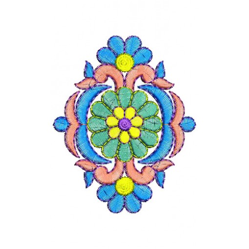 Hot Embellished Embroidery Applique Design