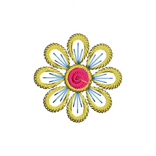 Florida Flower Applique Design 20121