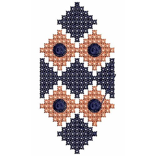 Cross Stitch Applique Embroidery Design 20146