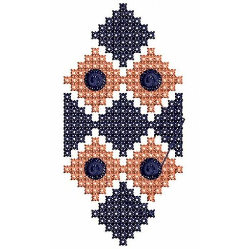 Cross Stitch Applique Embroidery Design 20146