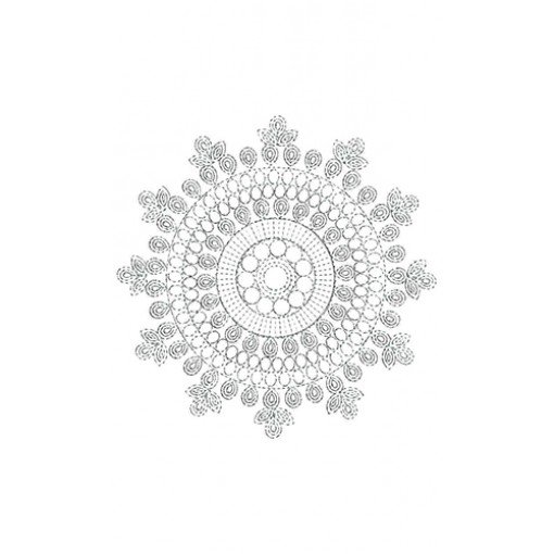 Cording Mandala Embroidery Design