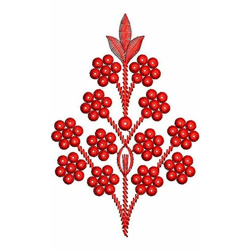 Plum Blossom Flower Embroidery Design 20236