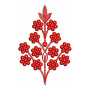 Plum Blossom Flower Embroidery Design 20236