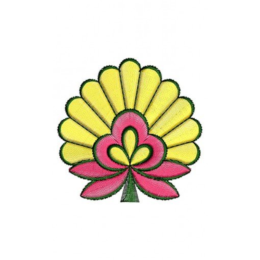 Applique Embroidery Design 20298