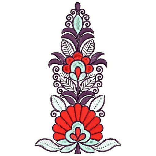 Applique Embroidery Design 20299
