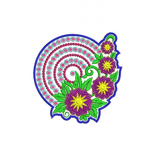 Applique Embroidery Design 20356