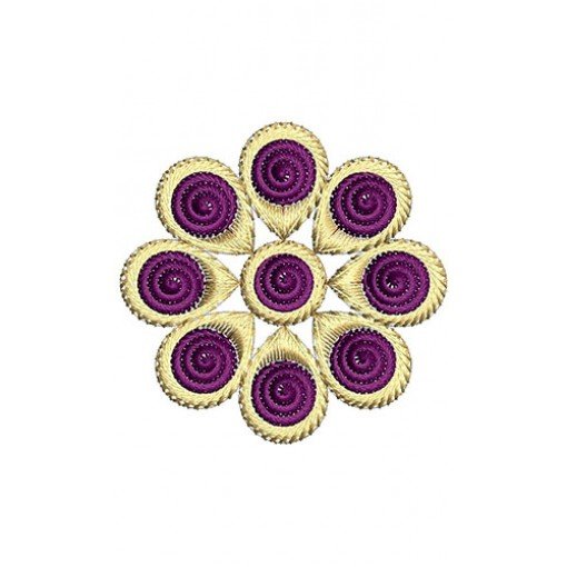 Applique Embroidery Design 20358