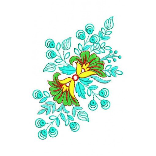 Applique Embroidery Design 20457