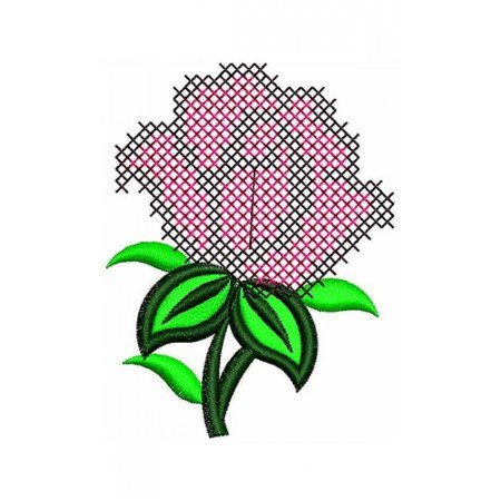 Rose Cross Stitch Embroidery Design 20465