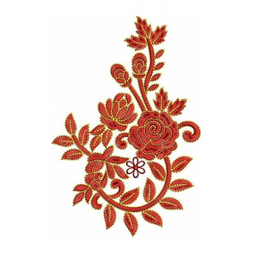 Applique Embroidery Design 20521