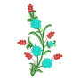Folk Art Embroidery Design