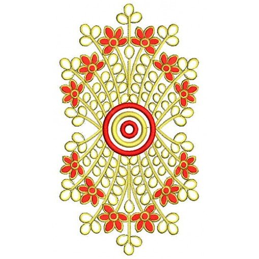 Applique Embroidery Design 20696