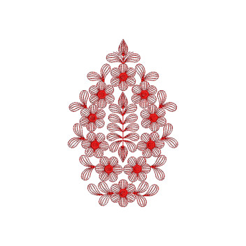 Applique Embroidery Design 20789