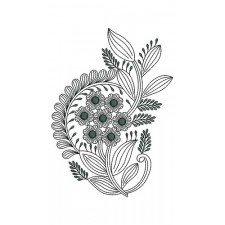 Applique Embroidery Design 20803