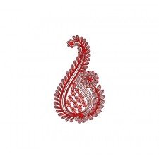 Redwork Applique Embroidery Design 20805