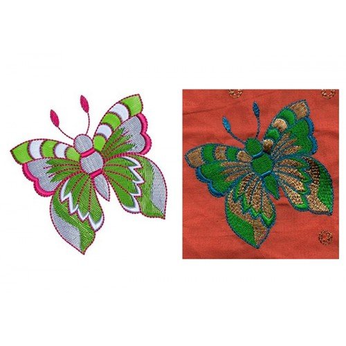 Butterfly Machine Embroidery Design 20811
