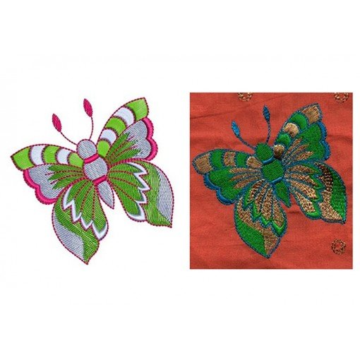 Butterfly Machine Embroidery Design 20811 Butterfly Machine Embroidery Design 20811