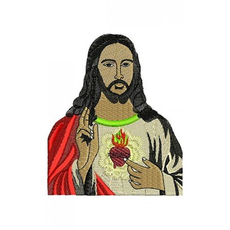 Jesus Christ Embroidery Design