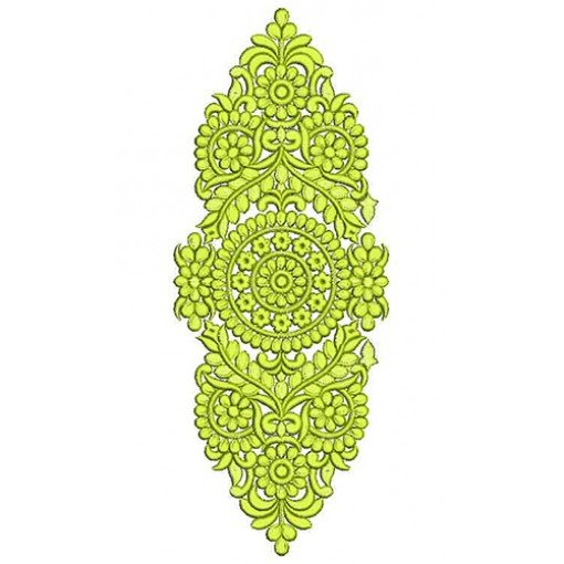Kashida Applique Embroidery Design 20957