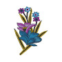 Lotus Flower Embroidery Pattern