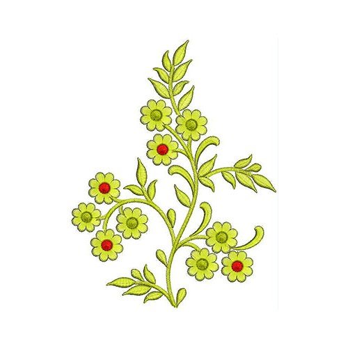 Embroidery Patch Flower Design 21024
