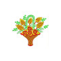 End Of The Rainbow Embroidery Design 21073