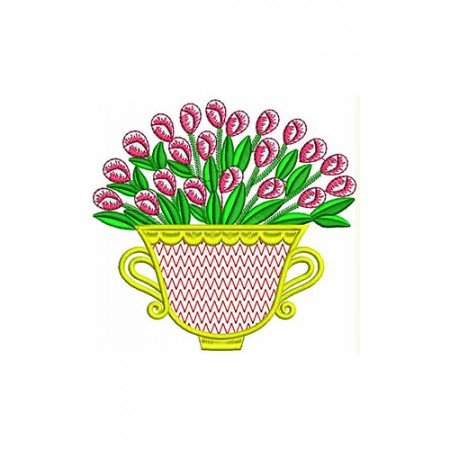 Coffee Cup Flower Pot Design 21074