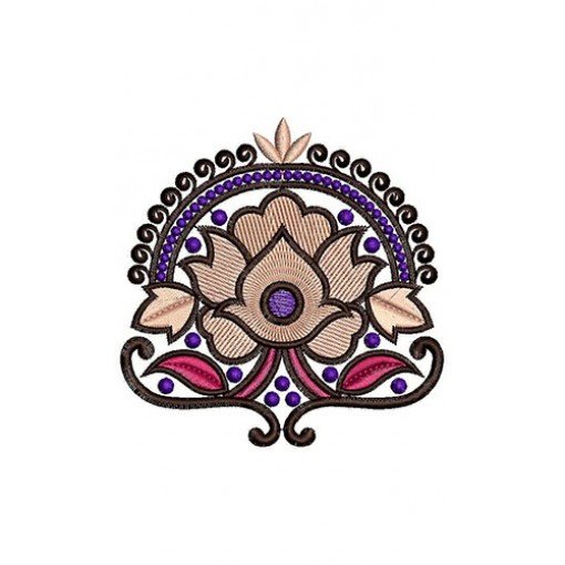 Applique Embroidery Design 21100